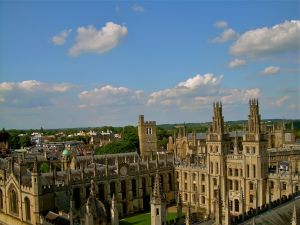 All Souls College from Saint Marys Church